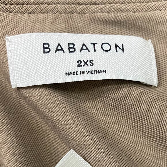 Aritzia | Babaton Contour V-neck bodysuit Taupe | Size 2XS Women's - Picture 6 of 15